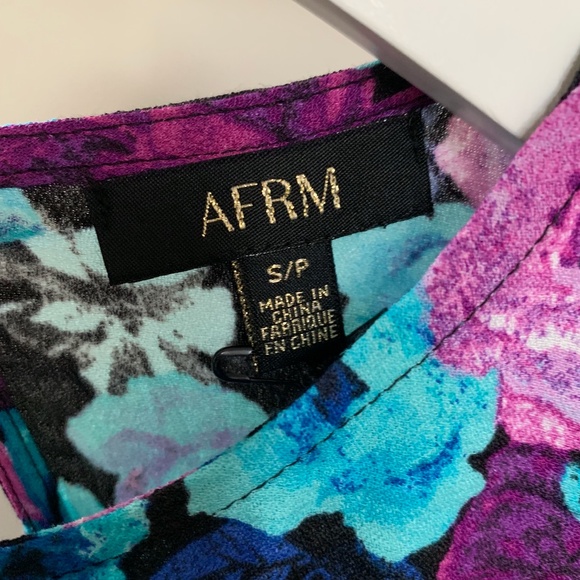 AFRM Ruffle Cutout Back Long Sleeve Dress - Picture 7 of 9